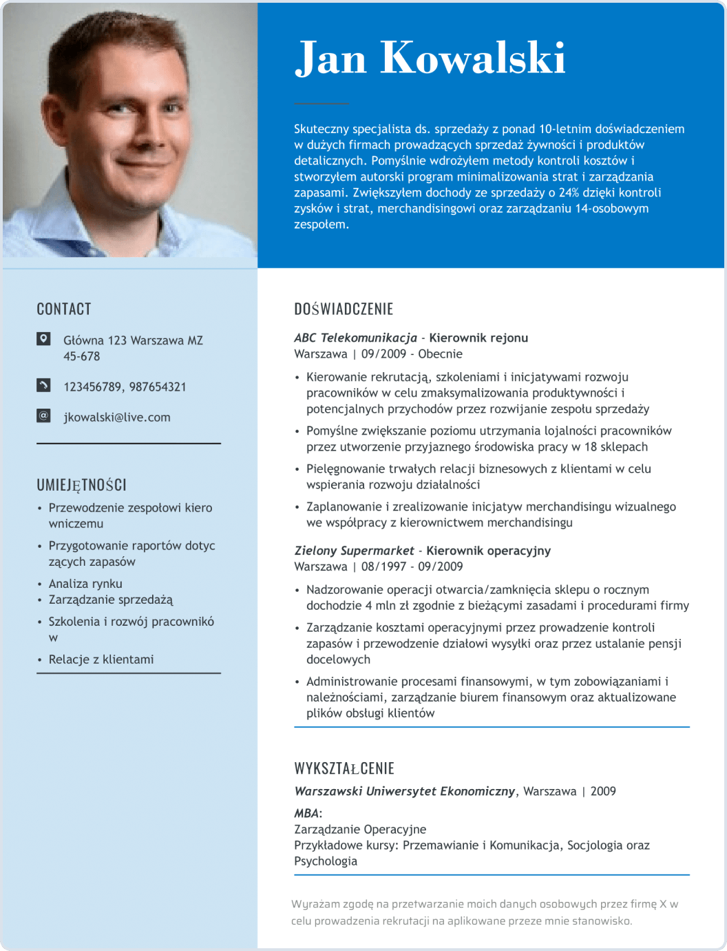 Kreator Cv Online Stworz I Pobierz Cv W 5 Minut Pdf Doc
