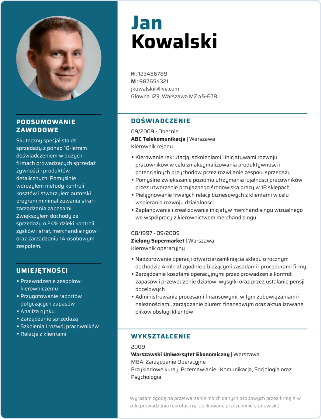 Kreator Cv Online Stworz I Pobierz Cv W 5 Minut Pdf Doc