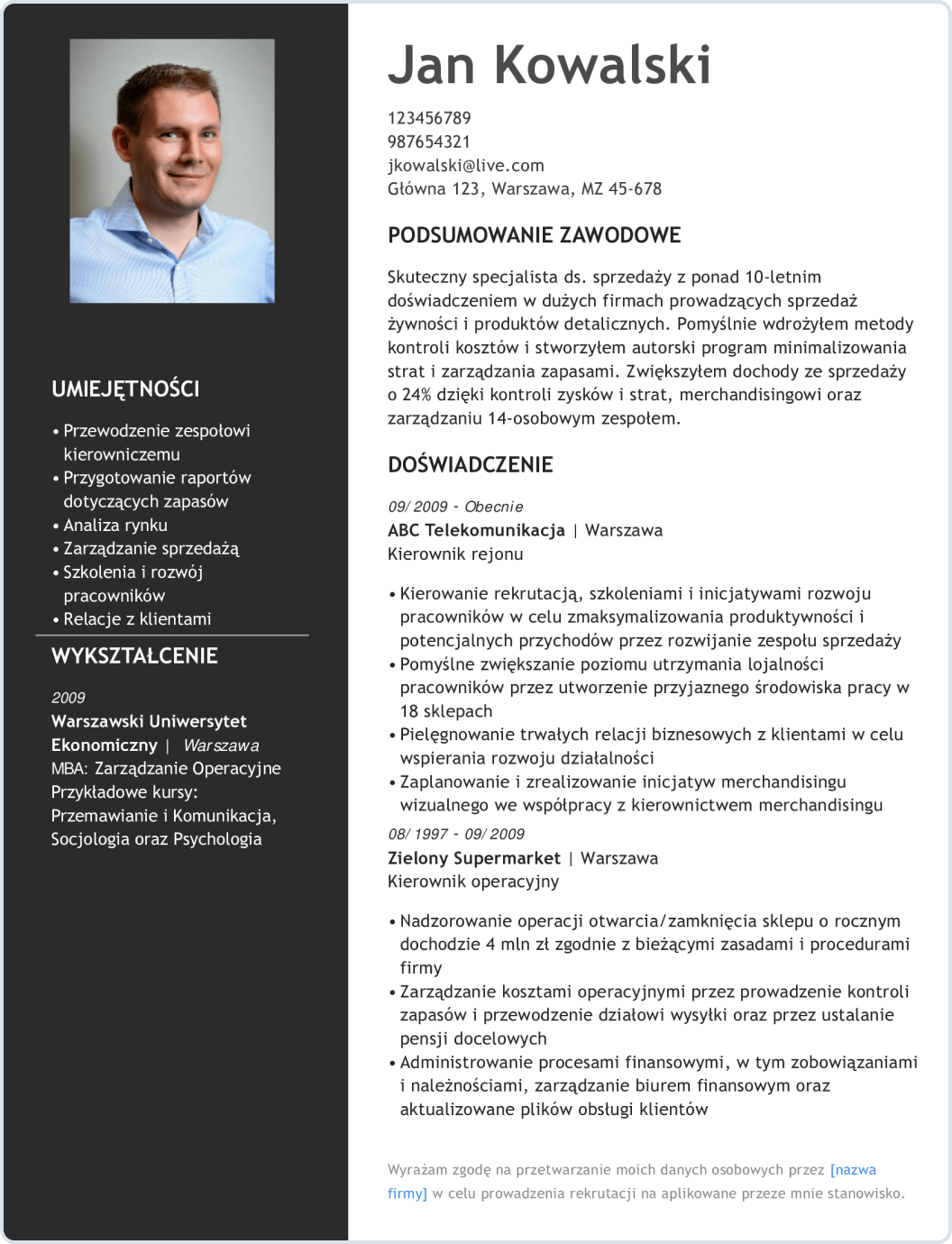 Kreator Cv Online Stworz I Pobierz Cv W 5 Minut Pdf Doc