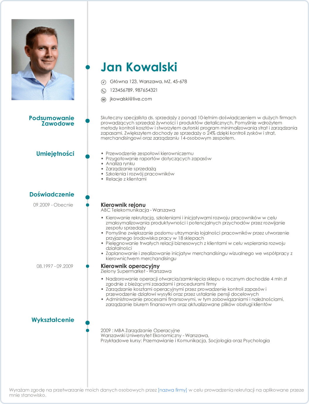 Kreator Cv Online Stworz I Pobierz Cv W 5 Minut Pdf Doc