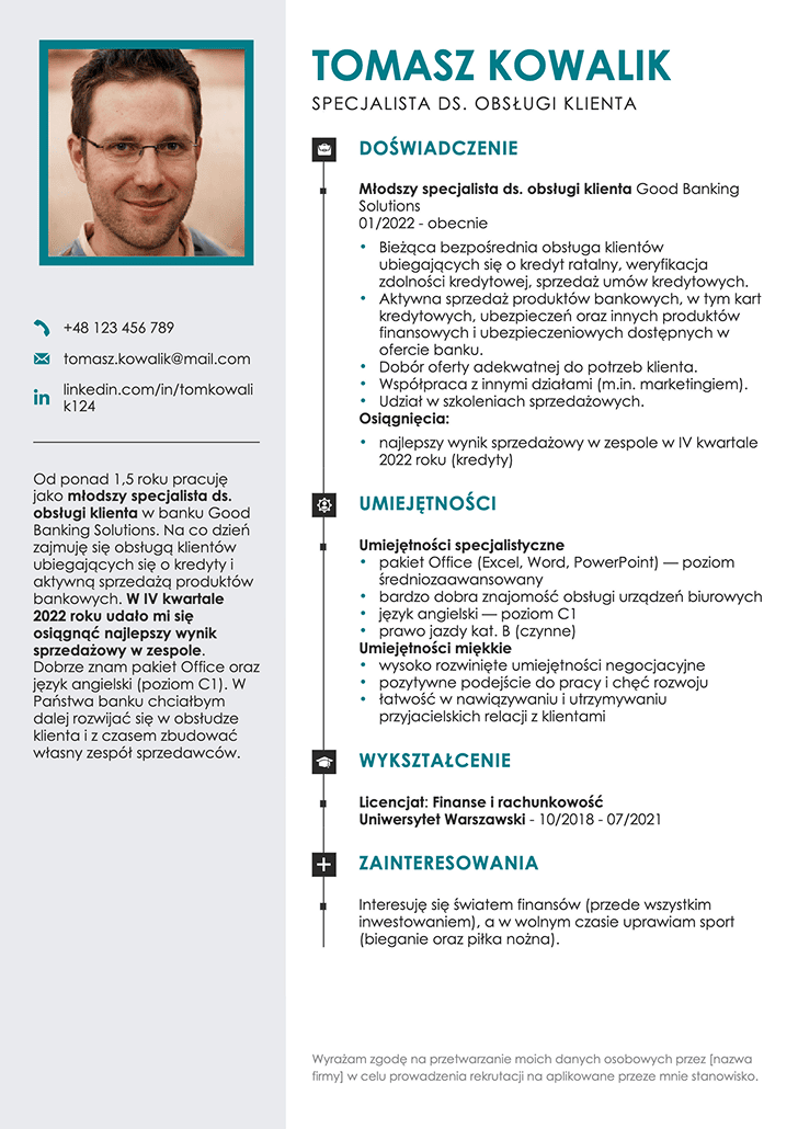 Cv Template Sticky 2
