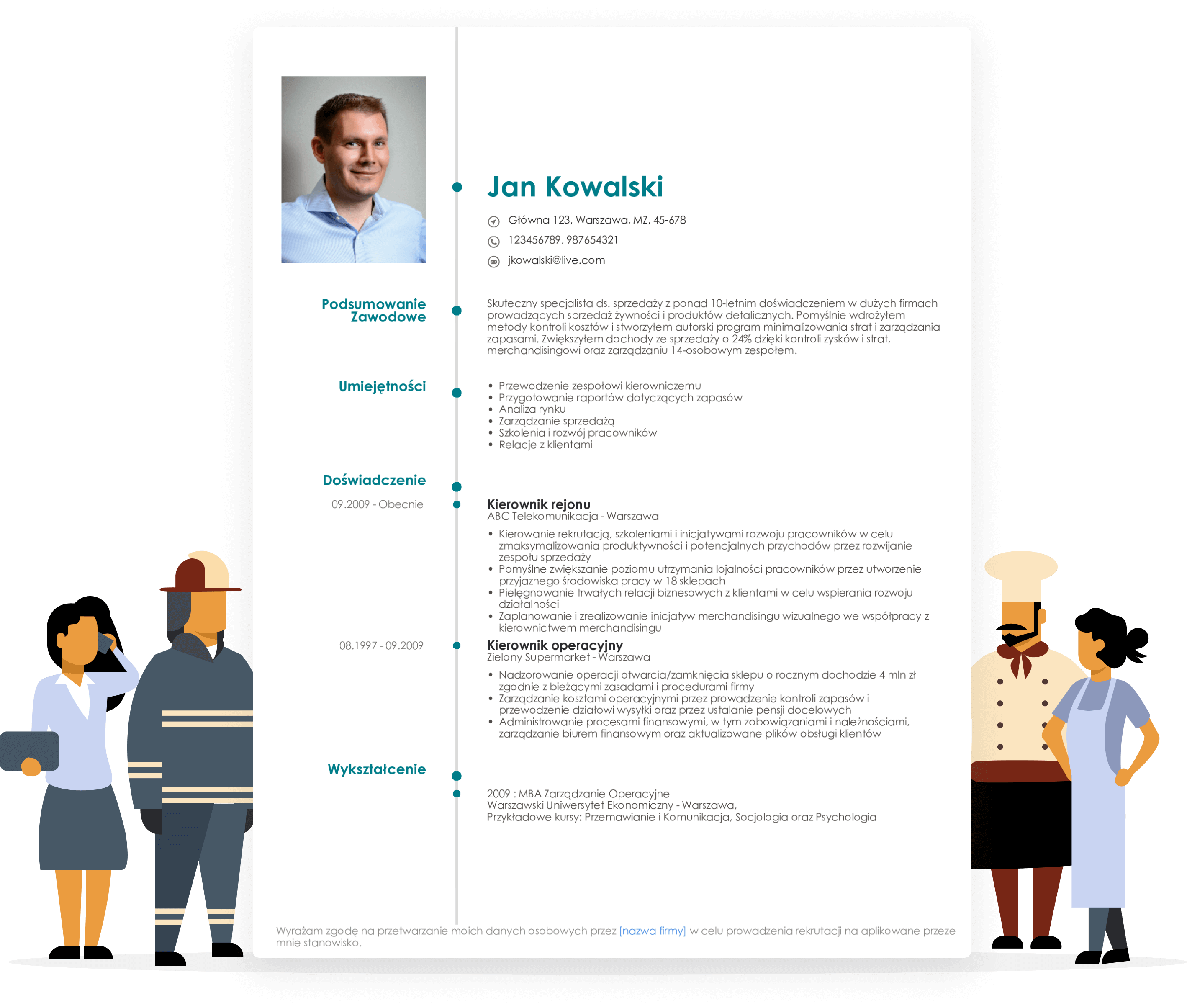 Stwórz profesjonalne CV w 5 minut na LiveCareer