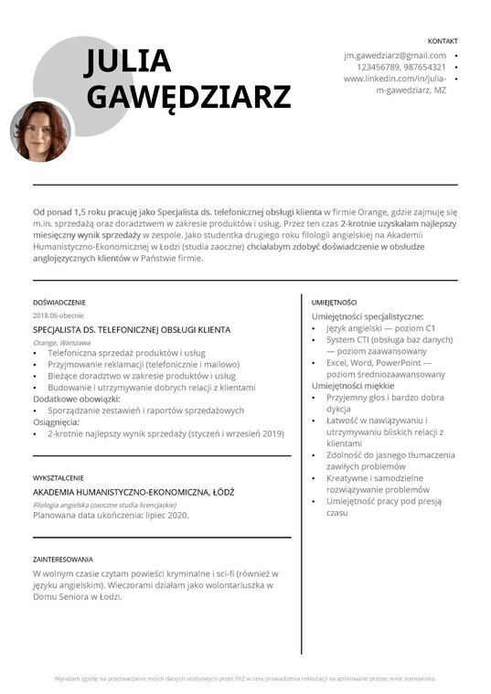 cv template word