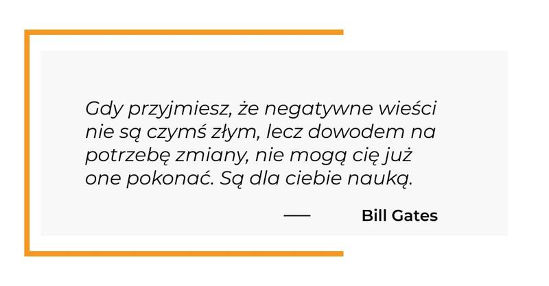 cytat motywacyjny - Bill Gates