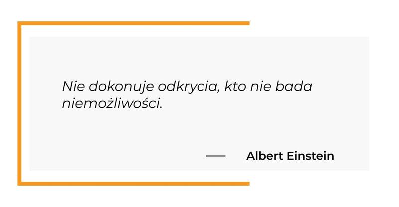 cytat motywacyjny - Albert Einstein