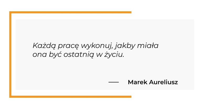 cytat motywacyjny - Marek Aureliusz