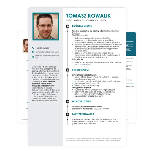 gotowy wzór CV do wypełnienia