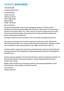 szablon listu motywacyjnego LiveCareer współczesny3