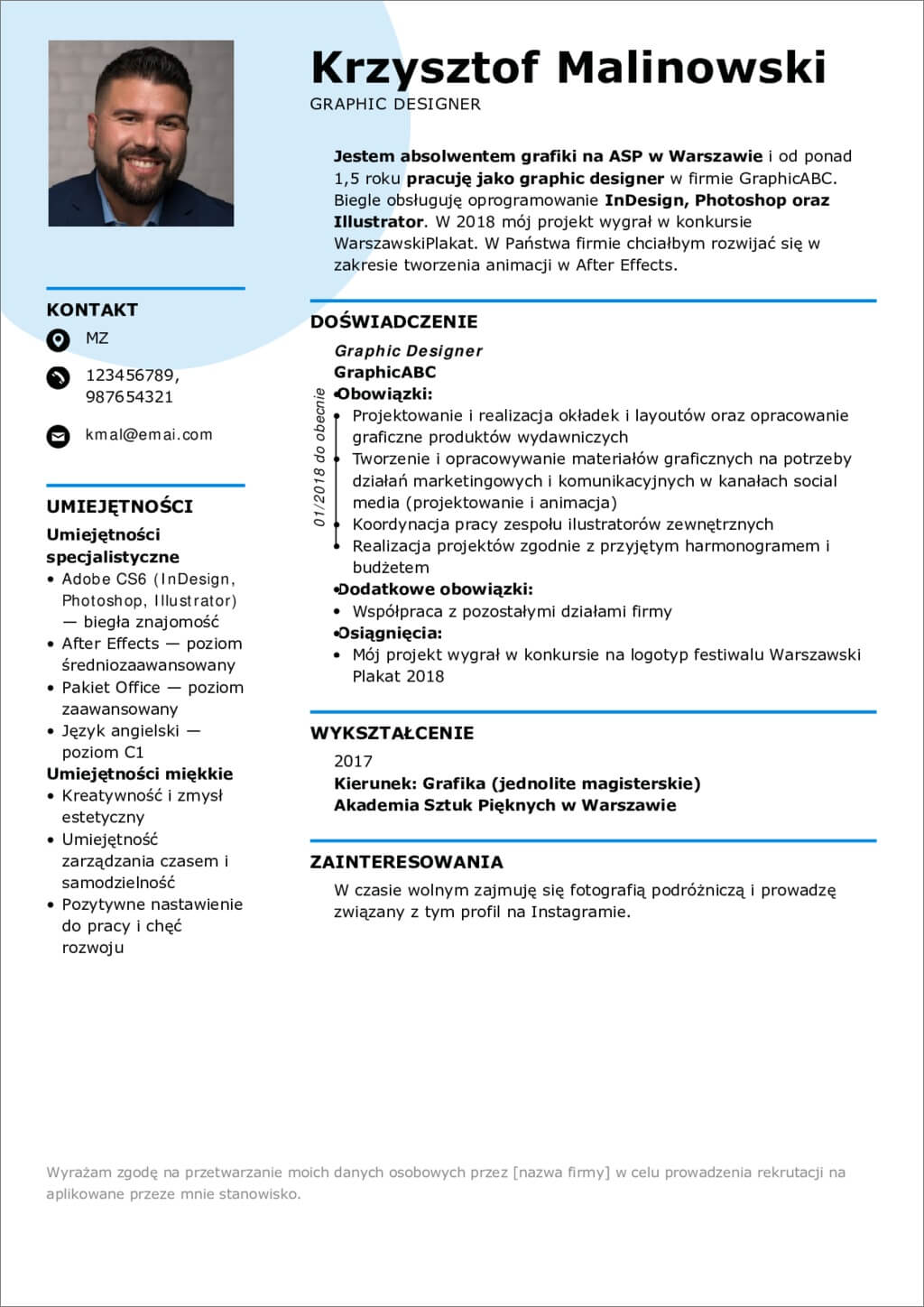 Nowoczesne CV Wz r Na 2026 Rok Nowe Szablony I Przyk ady