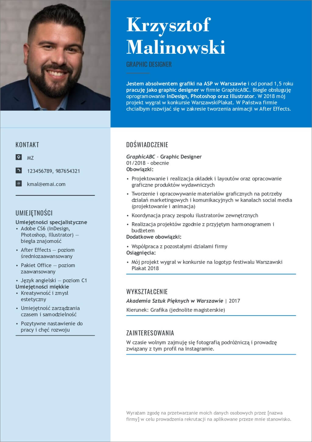 Nowoczesne CV Wz r Na 2026 Rok Nowe Szablony I Przyk ady