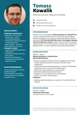 nowoczesny szablon cv